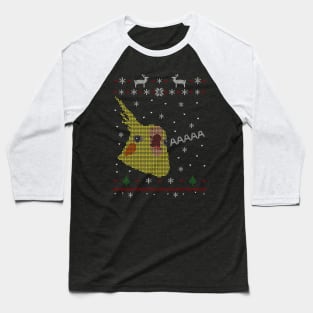 Cockatiel ugly Christmas sweater #2 Baseball T-Shirt